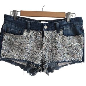 Pink - Victoria's  Secret Pink VS Sequin Jean Short.
